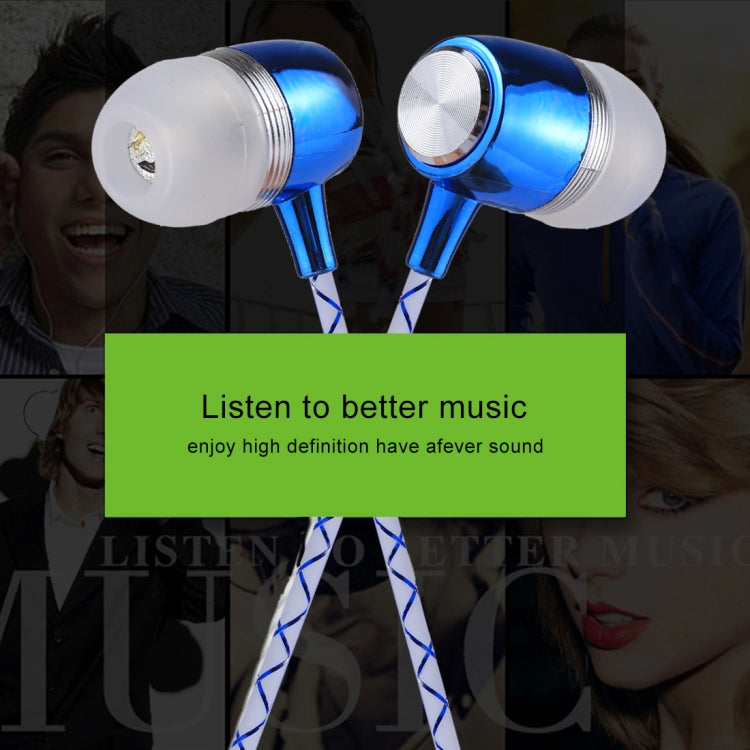 S2 Bass Stereo Sound Generally In-ear Wire Control Earphone with A Pair Earplug Cap, For iPhone, iPad, Galaxy, Huawei, Xiaomi, LG, HTC and Other Smartphones