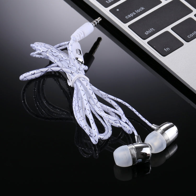 S2 Bass Stereo Sound Generally In-ear Wire Control Earphone with A Pair Earplug Cap, For iPhone, iPad, Galaxy, Huawei, Xiaomi, LG, HTC and Other Smartphones