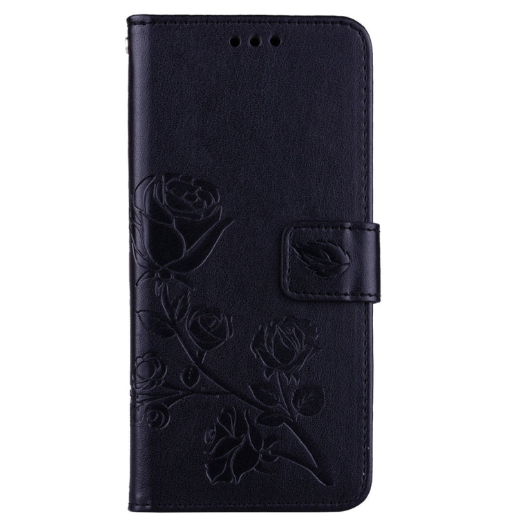For Galaxy S8 Roses Pressed Flower Pattern Horizontal Flip Leather Case with Holder & Card Slots & Wallet