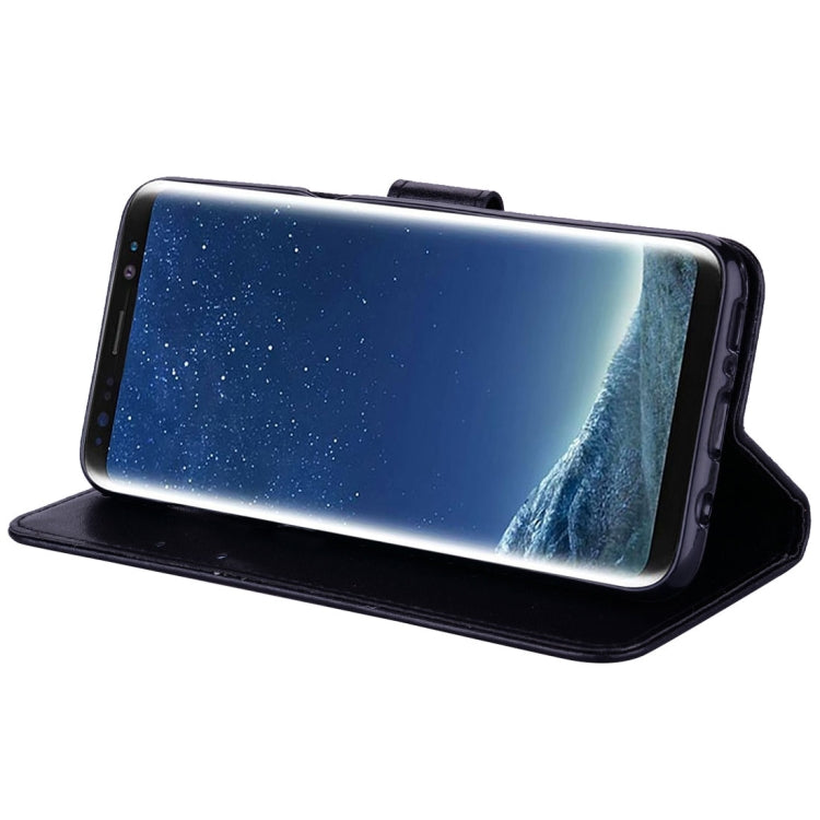 For Galaxy S8 Roses Pressed Flower Pattern Horizontal Flip Leather Case with Holder & Card Slots & Wallet
