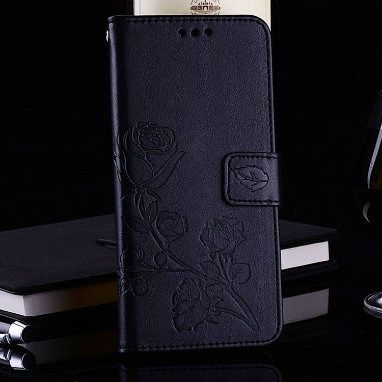 For Galaxy S8 Roses Pressed Flower Pattern Horizontal Flip Leather Case with Holder & Card Slots & Wallet