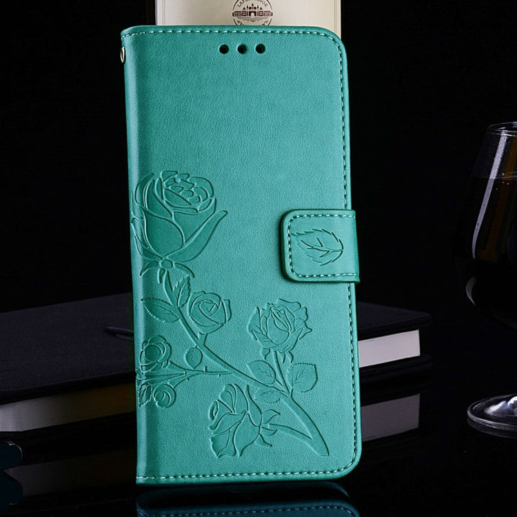 For Galaxy S8 Roses Pressed Flower Pattern Horizontal Flip Leather Case with Holder & Card Slots & Wallet