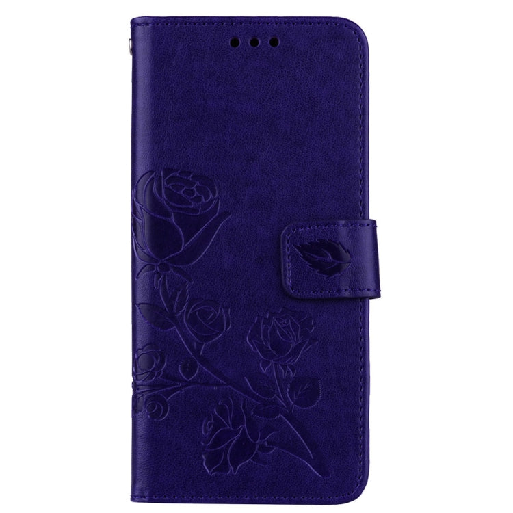 For Galaxy S8 Roses Pressed Flower Pattern Horizontal Flip Leather Case with Holder & Card Slots & Wallet