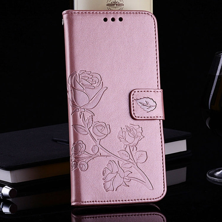 For Galaxy S8 Roses Pressed Flower Pattern Horizontal Flip Leather Case with Holder & Card Slots & Wallet
