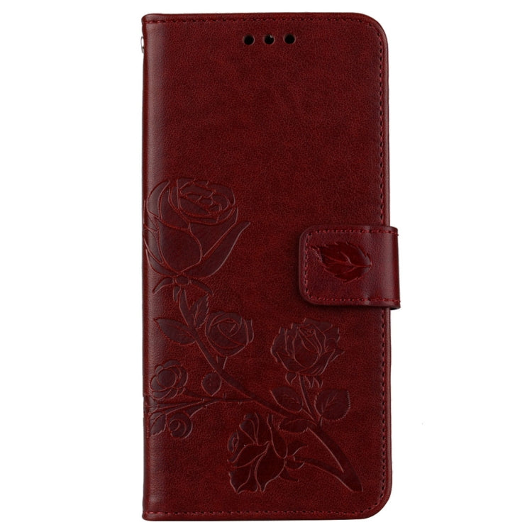 For Galaxy S8 Roses Pressed Flower Pattern Horizontal Flip Leather Case with Holder & Card Slots & Wallet