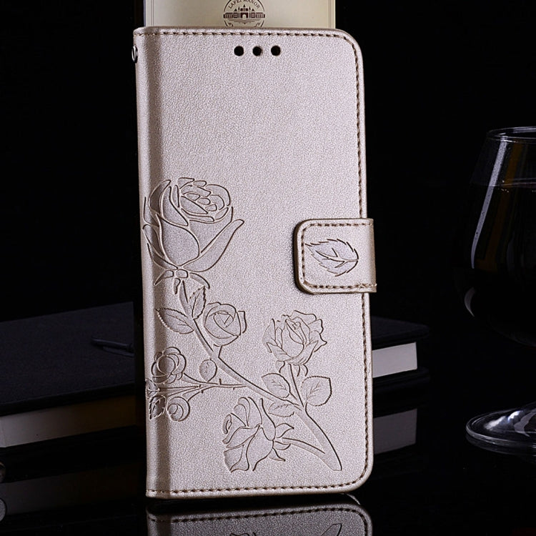 For Galaxy S8 + / G955 Roses Pressed Flower Pattern Horizontal Flip Leather Case with Holder & Card Slots & Wallet