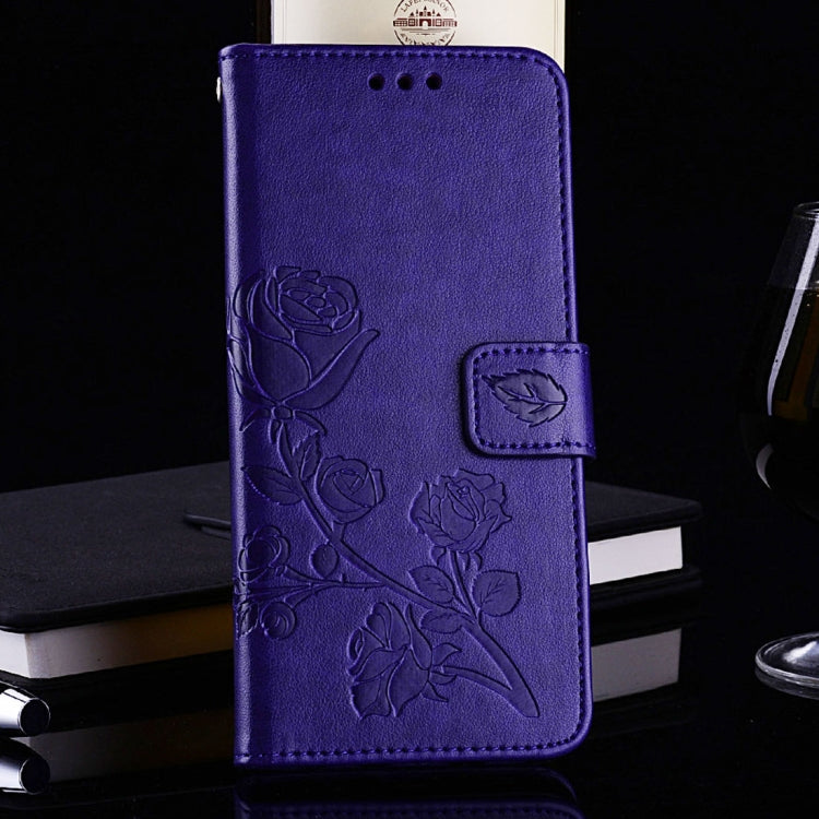 For Galaxy S8 + / G955 Roses Pressed Flower Pattern Horizontal Flip Leather Case with Holder & Card Slots & Wallet