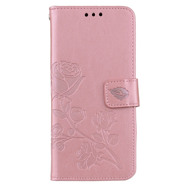 For Galaxy S8 + / G955 Roses Pressed Flower Pattern Horizontal Flip Leather Case with Holder & Card Slots & Wallet