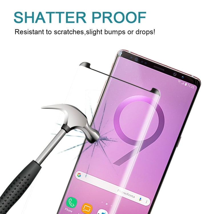 25 PCS Case Friendly Edge Glue Tempered Glass Film for Galaxy Note 9