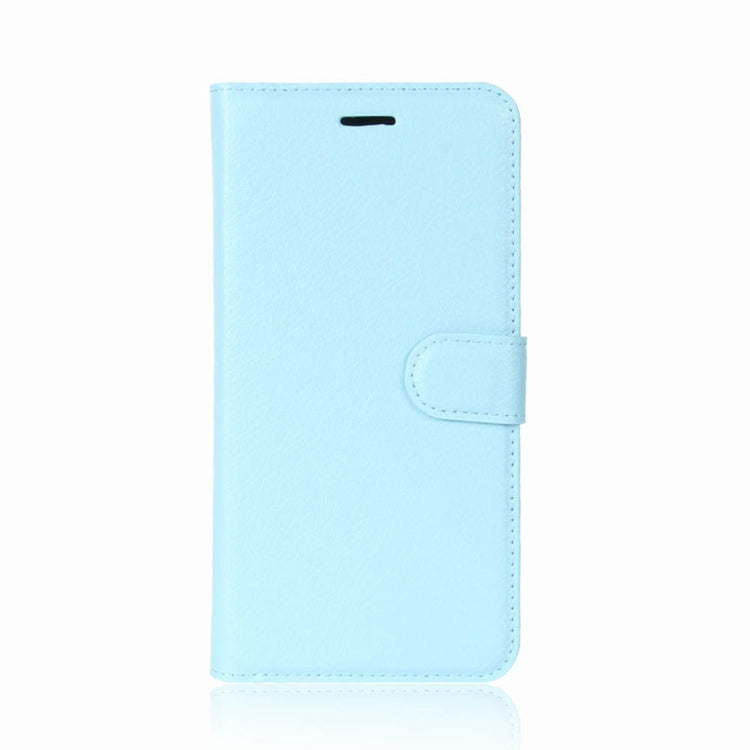 For Galaxy A8 (2018) Litchi Texture Horizontal Flip Leather Case with Holder & Card Slots & Wallet