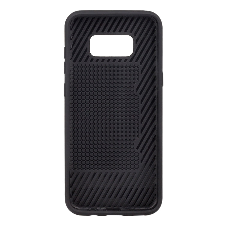 For Galaxy S8 + / G955 with credit card slot holder TPU+PC mobile phone covers