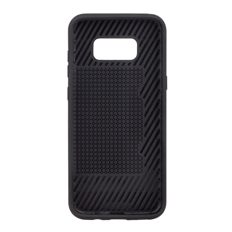 For Galaxy S8 + / G955 with credit card slot holder TPU+PC mobile phone covers