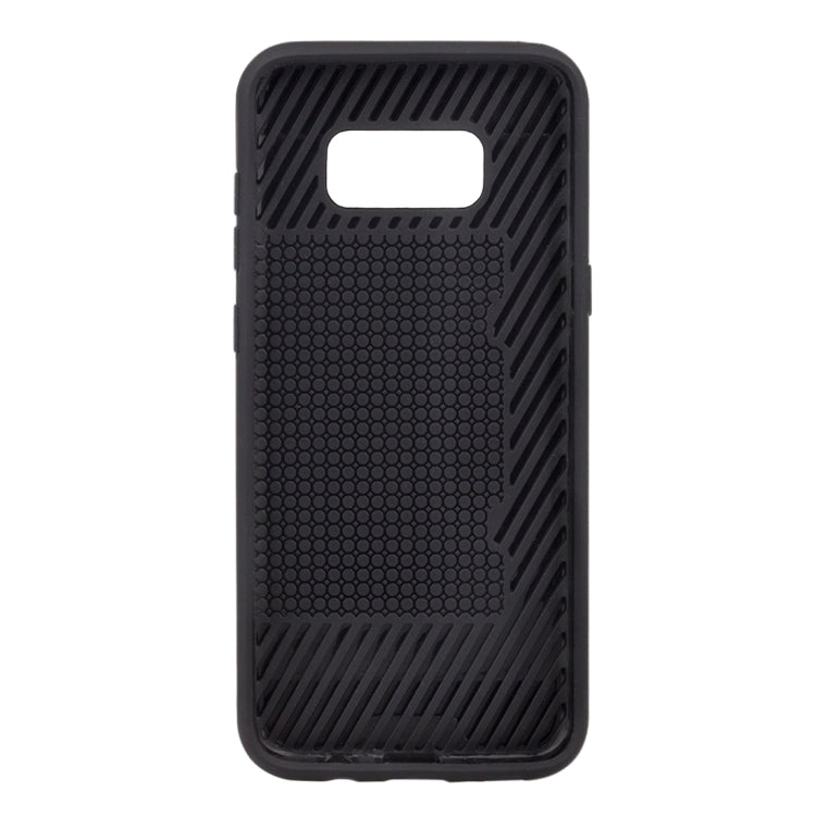For Galaxy S8 + / G955 with credit card slot holder TPU+PC mobile phone covers