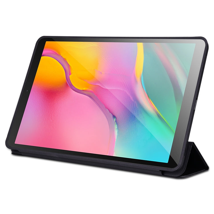 Cowhide Texture Horizontal Flip Leather Case for Galaxy Tab A 10.1 (2019) T510 / T515, with Holder