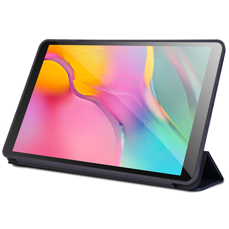 Cowhide Texture Horizontal Flip Leather Case for Galaxy Tab A 10.1 (2019) T510 / T515, with Holder
