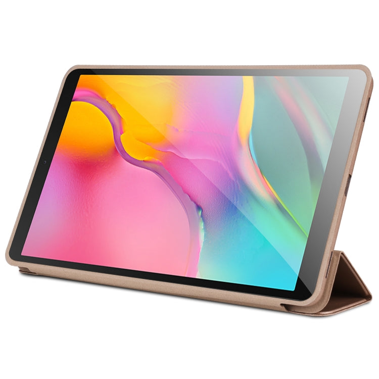 Cowhide Texture Horizontal Flip Leather Case for Galaxy Tab A 10.1 (2019) T510 / T515, with Holder