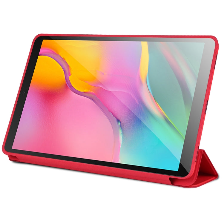Cowhide Texture Horizontal Flip Leather Case for Galaxy Tab A 10.1 (2019) T510 / T515, with Holder