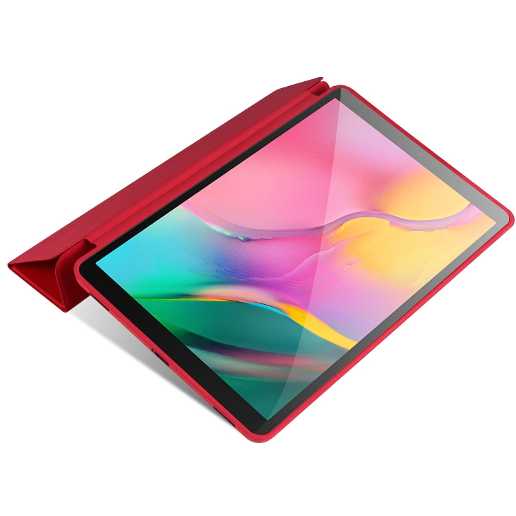 Cowhide Texture Horizontal Flip Leather Case for Galaxy Tab A 10.1 (2019) T510 / T515, with Holder
