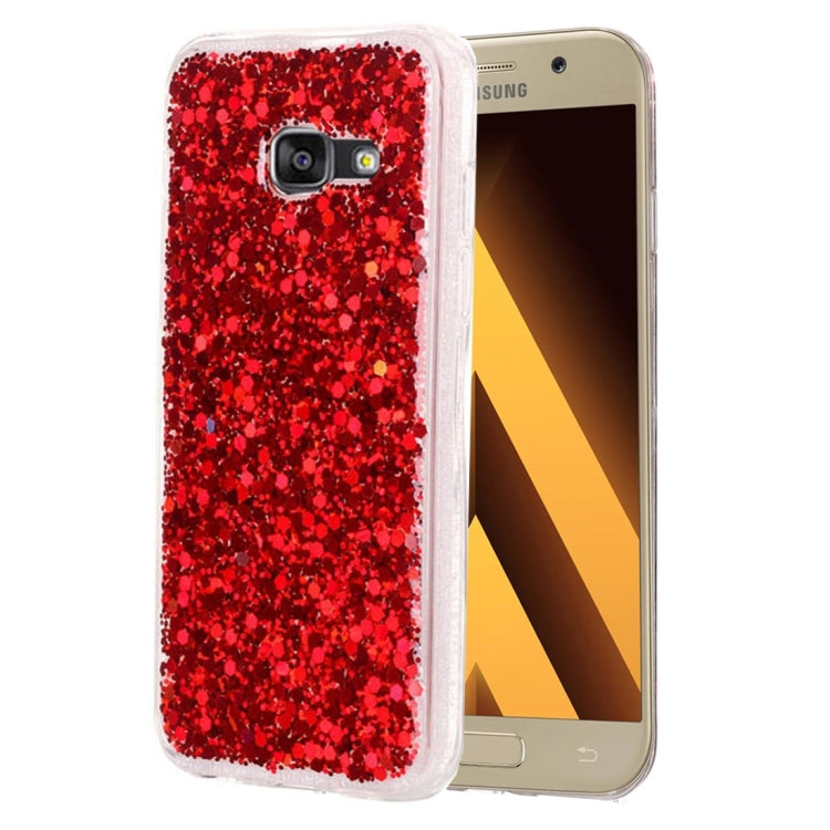 For Galaxy A3 (2017) / A320 Glitter Powder Soft TPU Protective Case