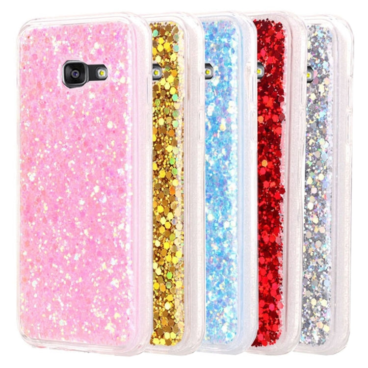 For Galaxy A3 (2017) / A320 Glitter Powder Soft TPU Protective Case