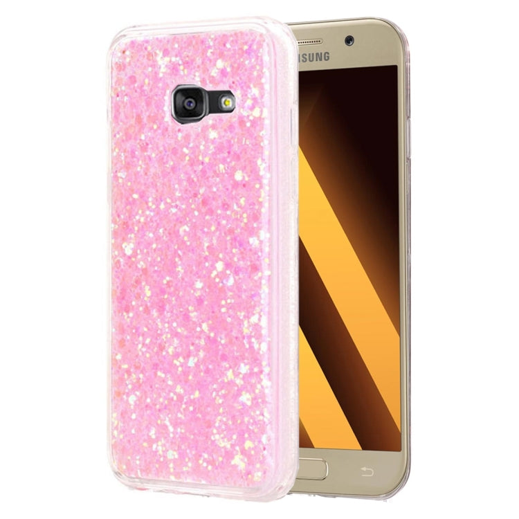 For Galaxy A5 (2017) / A520 Glitter Powder Soft TPU Protective Case
