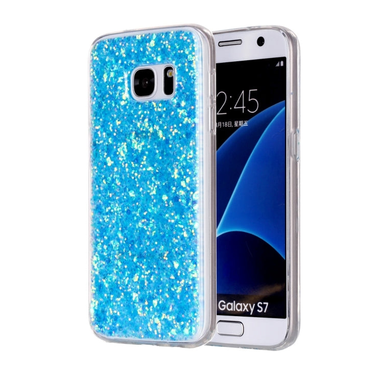 For Galaxy S7 / G930 Glitter Powder Soft TPU Protective Case