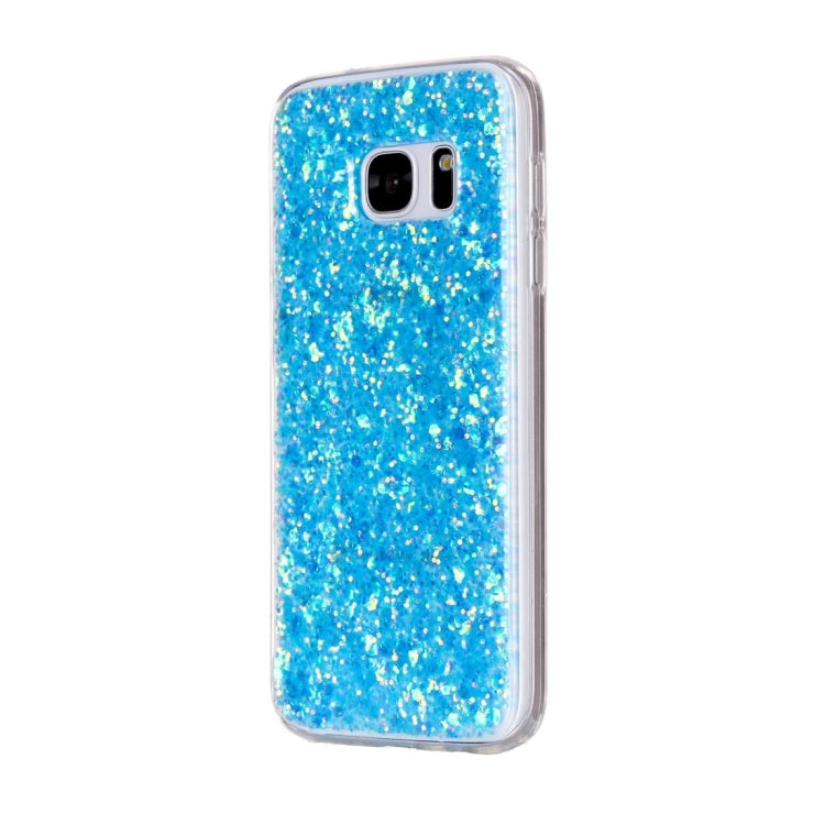 For Galaxy S7 / G930 Glitter Powder Soft TPU Protective Case