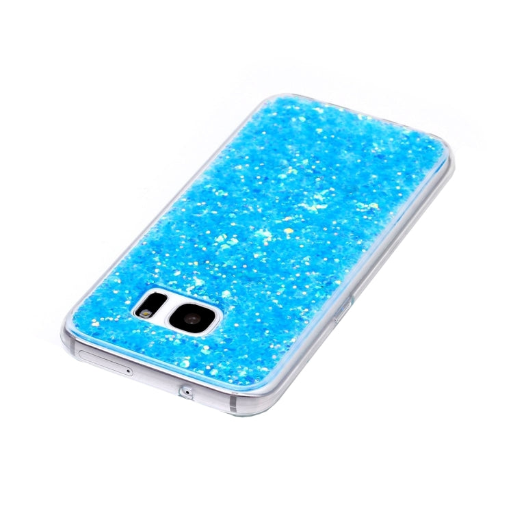 For Galaxy S7 / G930 Glitter Powder Soft TPU Protective Case