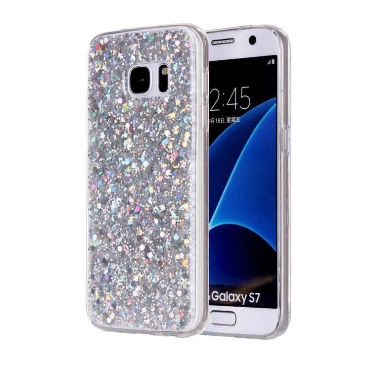 For Galaxy S7 / G930 Glitter Powder Soft TPU Protective Case