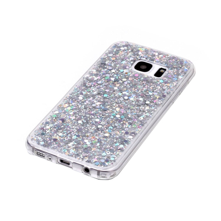 For Galaxy S7 / G930 Glitter Powder Soft TPU Protective Case