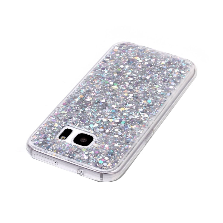 For Galaxy S7 / G930 Glitter Powder Soft TPU Protective Case