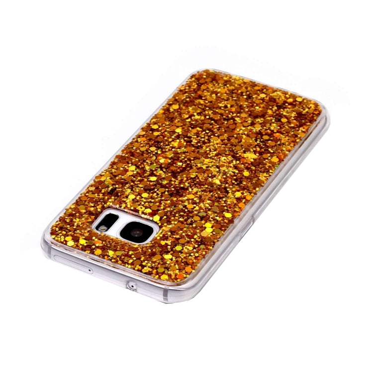 For Galaxy S7 Edge / G935 Glitter Powder Soft TPU Protective Case