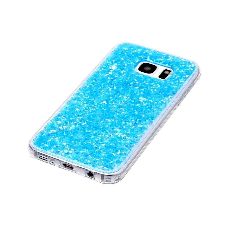 For Galaxy S7 Edge / G935 Glitter Powder Soft TPU Protective Case