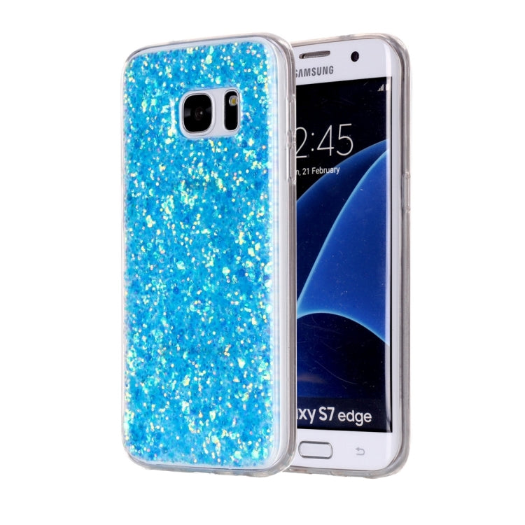 For Galaxy S7 Edge / G935 Glitter Powder Soft TPU Protective Case