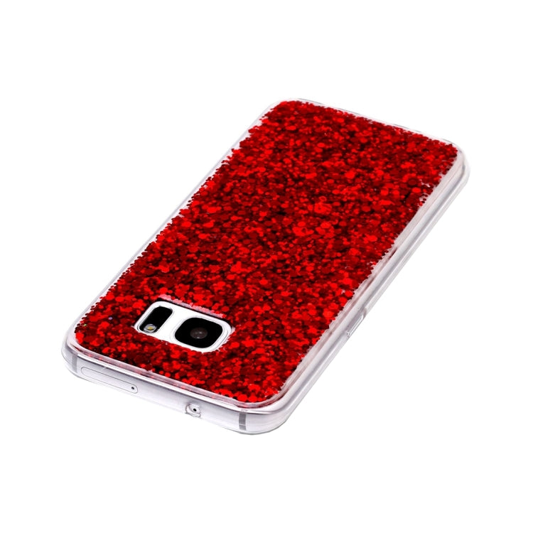 For Galaxy S7 Edge / G935 Glitter Powder Soft TPU Protective Case