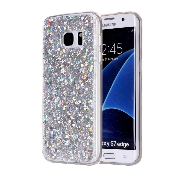 For Galaxy S7 Edge / G935 Glitter Powder Soft TPU Protective Case