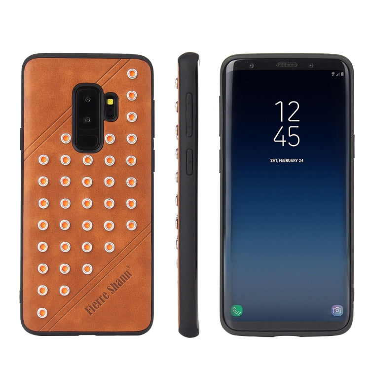 Star Series Retro Crazy Horse Texture PU Leather Case for Galaxy S9+