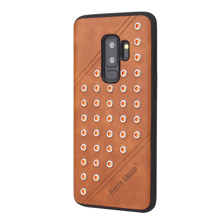 Star Series Retro Crazy Horse Texture PU Leather Case for Galaxy S9+