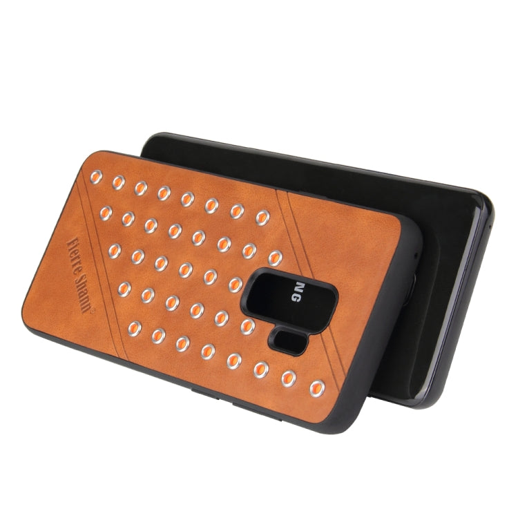 Star Series Retro Crazy Horse Texture PU Leather Case for Galaxy S9+