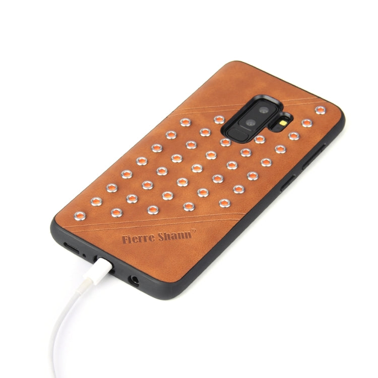 Star Series Retro Crazy Horse Texture PU Leather Case for Galaxy S9+