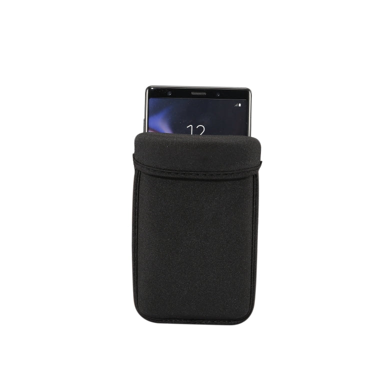 Universal Neoprene Cell Phone Bag for Galaxy S20 Ultra / Note 10+ / Note10 / A70 / A80 and other  6.7-6.9 inch Smartphones(Black)