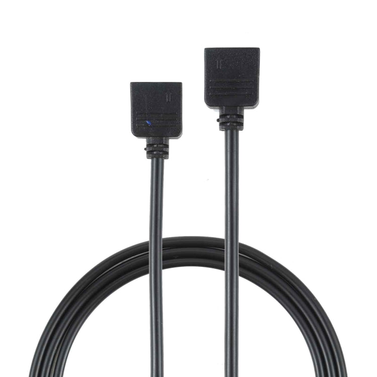 3 Pin 5V Motherboard AURA RGB PC Cooling Extension Cable for Asus, Length: 50cm (Black)
