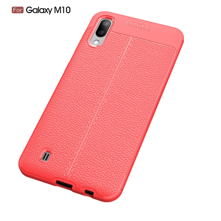 Litchi Texture TPU Shockproof Case for Galaxy M10