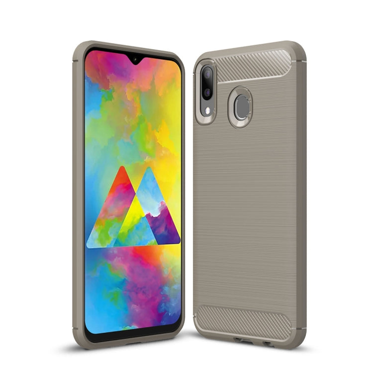 Brushed Texture Carbon Fiber Shockproof TPU Case for