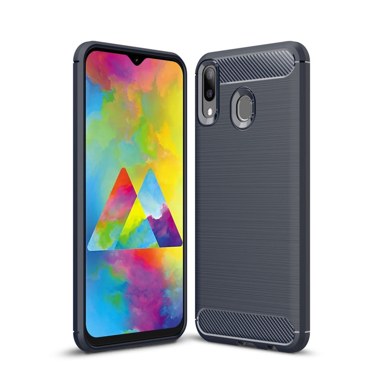 Brushed Texture Carbon Fiber Shockproof TPU Case for