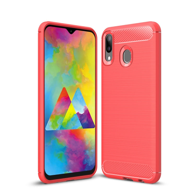 Brushed Texture Carbon Fiber Shockproof TPU Case for