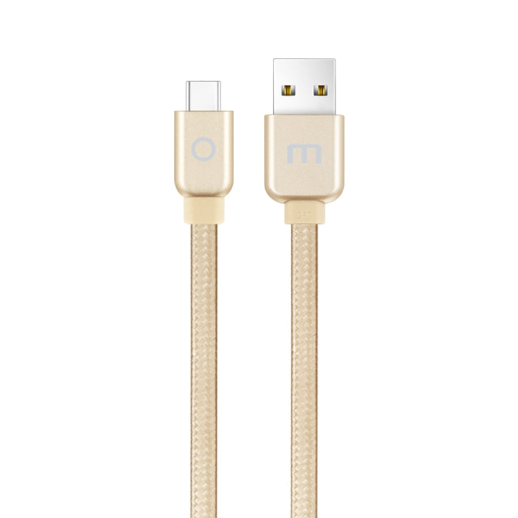 Meizu 1.2m 2A Noodle Weave Style Metal Head USB-C / Type-C  to USB 2.0 Data Sync Charging Cable