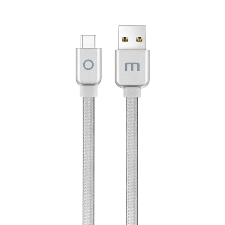 Meizu 1.2m 2A Noodle Weave Style Metal Head USB-C / Type-C  to USB 2.0 Data Sync Charging Cable