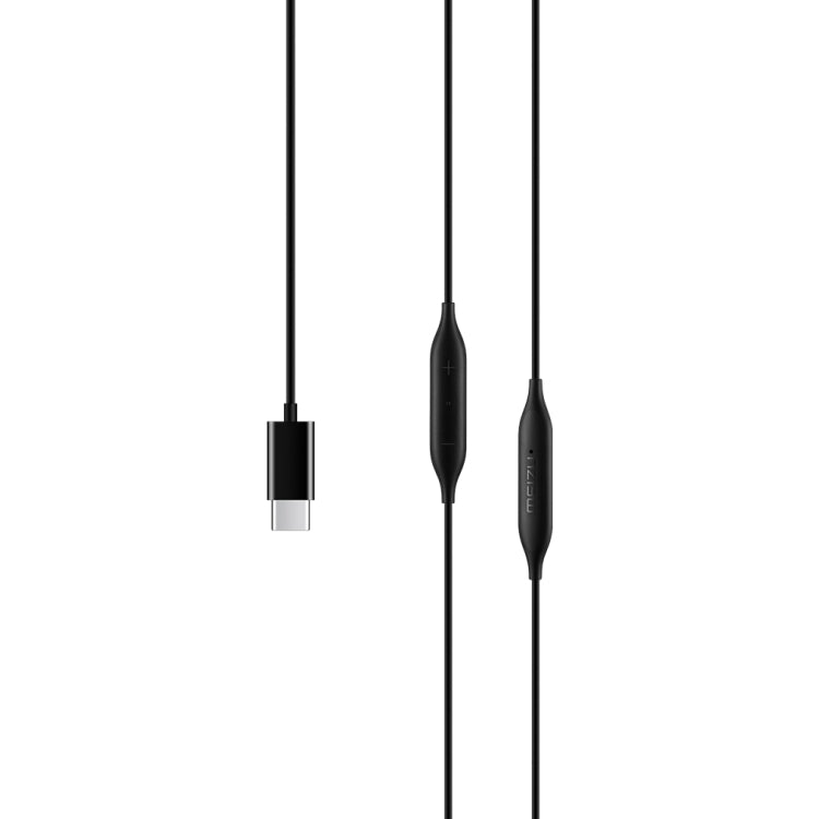 MEIZU EP2C USB-C / Type-C Jack In-ear Wired Control Earphone(Black)