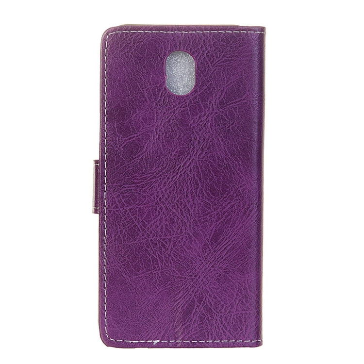For Galaxy J3 (2017) (EU Version) Retro Crazy Horse Texture Horizontal Flip Leather Case with Holder & Card Slots & Wallet & Photo Frame